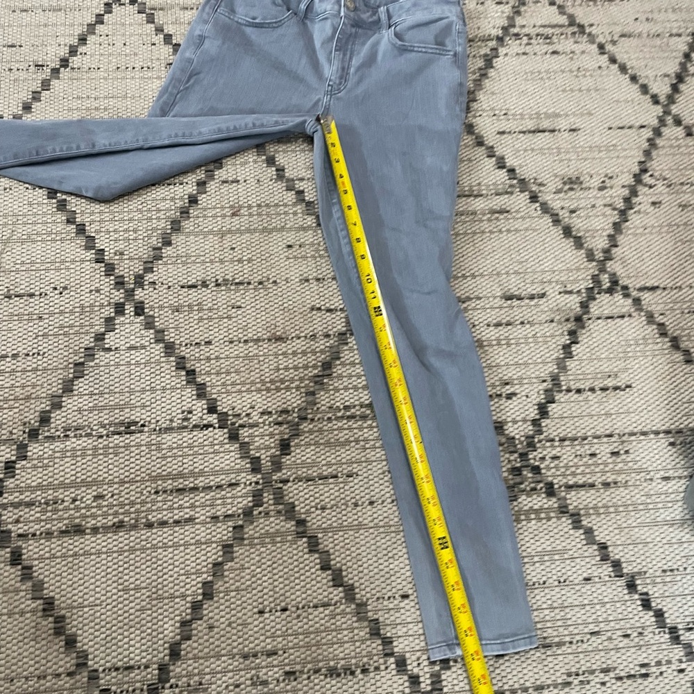 American Eagle Outfitters Women's Light Gray Jeggings - Picture 4 of 8